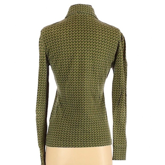 Tory Burch 3/4 Button Front Long Sleeve Tunic - Picture 2 of 2